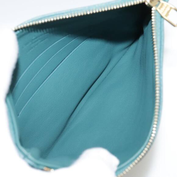 LOUIS VUITTON Mahina Selene MM Shoulder Bag Leather Blue Lagon M93986 - Picture 15 of 16
